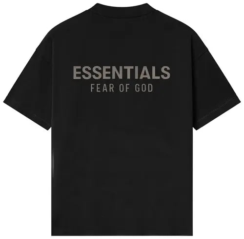 Fear of God Essentials Big Logo Tee 'Jet Black'