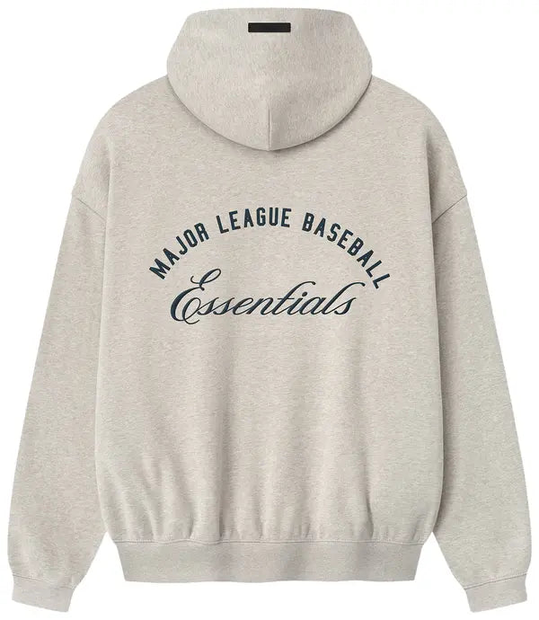 Fear of God Essentials MLB Sport Hoodie 'Heather Stone' - Hypepieces