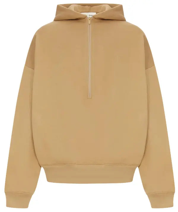 Fear of God Essentials Property Lounge Half Zip Hoodie 'Dune'