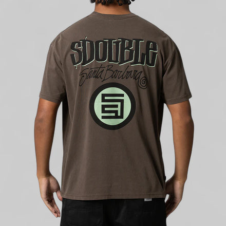 S/Double Combo Platter T-Shirt - Washed Chocolate