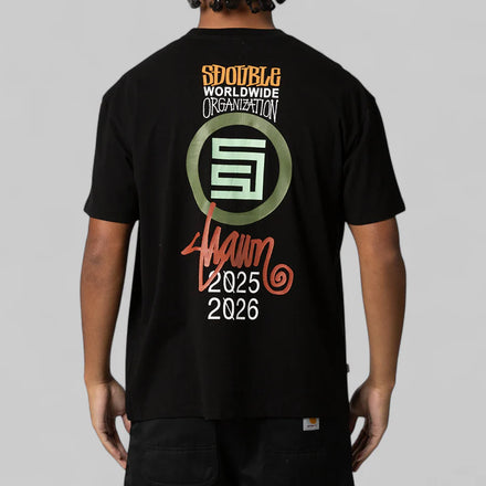 S/Double 25/26 T-Shirt - Black