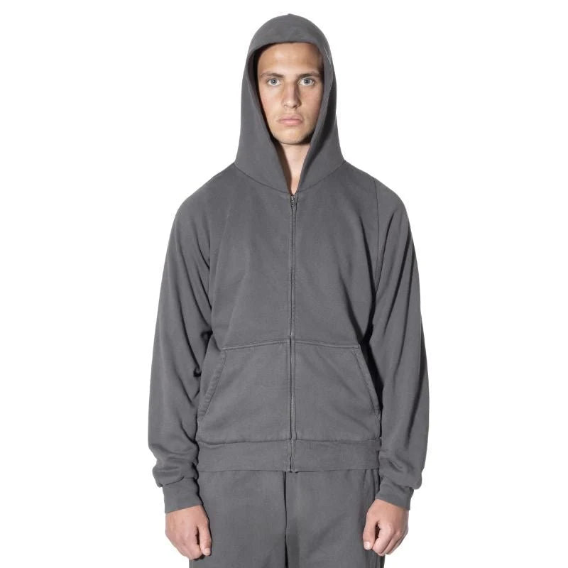 Yeezy Gap Zip Up Hoodie Dark Grey