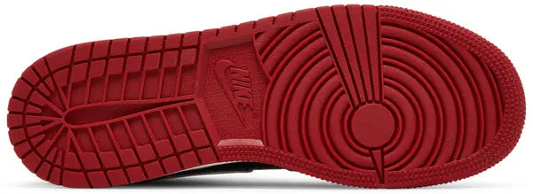 Air Jordan 1 Mid 'Black + Red = Bred'
