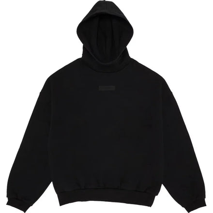 Essentials Black Hoodie Small Logo