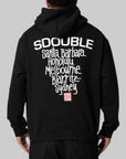 S/Double Cities Zip Thru Hoodie - Black