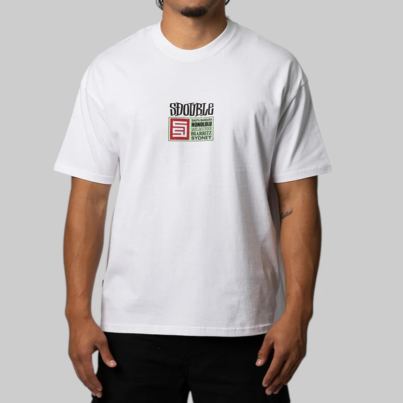 S/Double Tall Billboard Tee 'White'