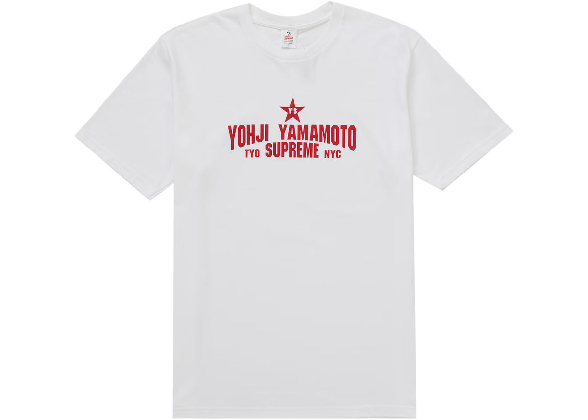 Supreme Y's by Yohji Yamamoto Star Tee 'White'
