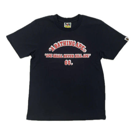 A Bathing Ape Lettered Tee 'Black'