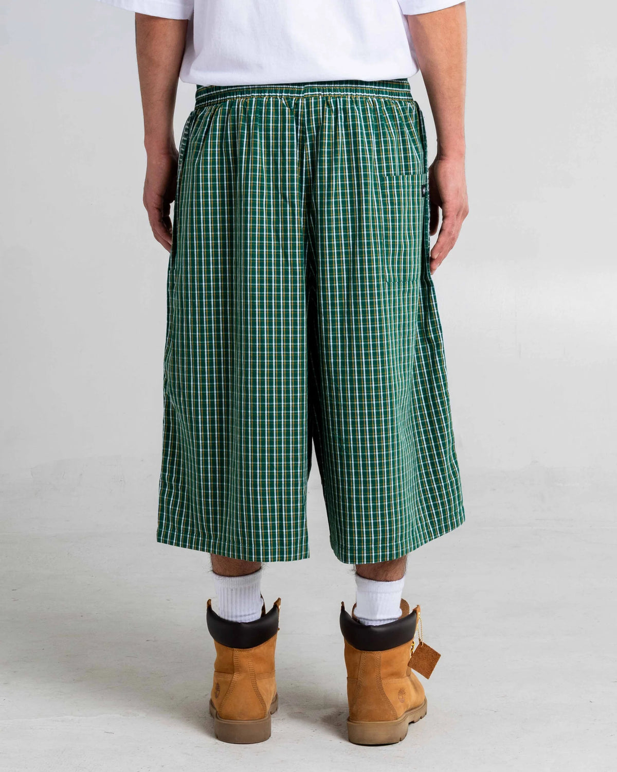 Shaka Wear Baggy Plaid Shorts 'Green'