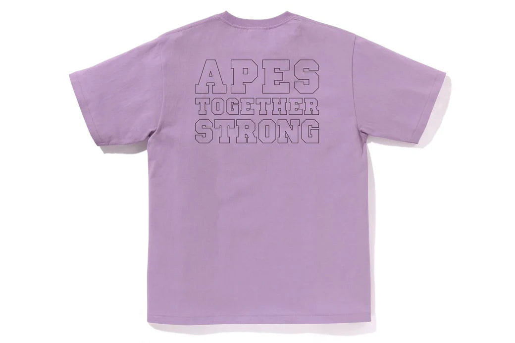 Bape Apes Together Strong Tee Pink