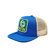 Corteiz RTW Box Trucker Hat Blue - Hypepieces