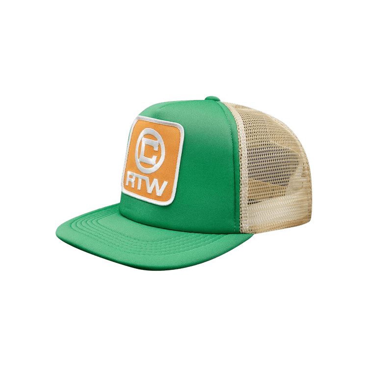 Corteiz RTW Box Trucker Hat Green - Hypepieces