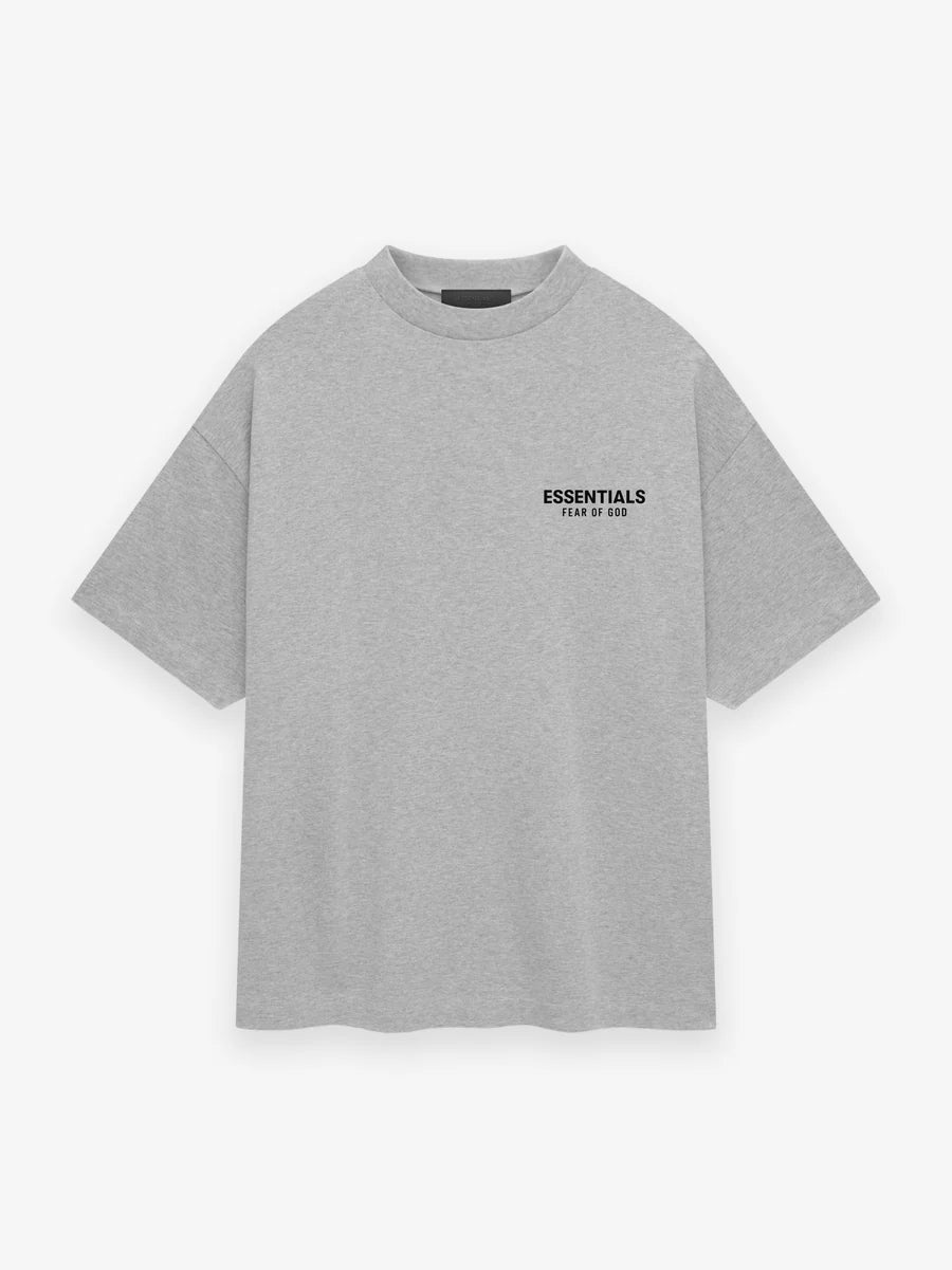 Fear Of God Essentials Light Heather Jersey Tee - Hypepieces