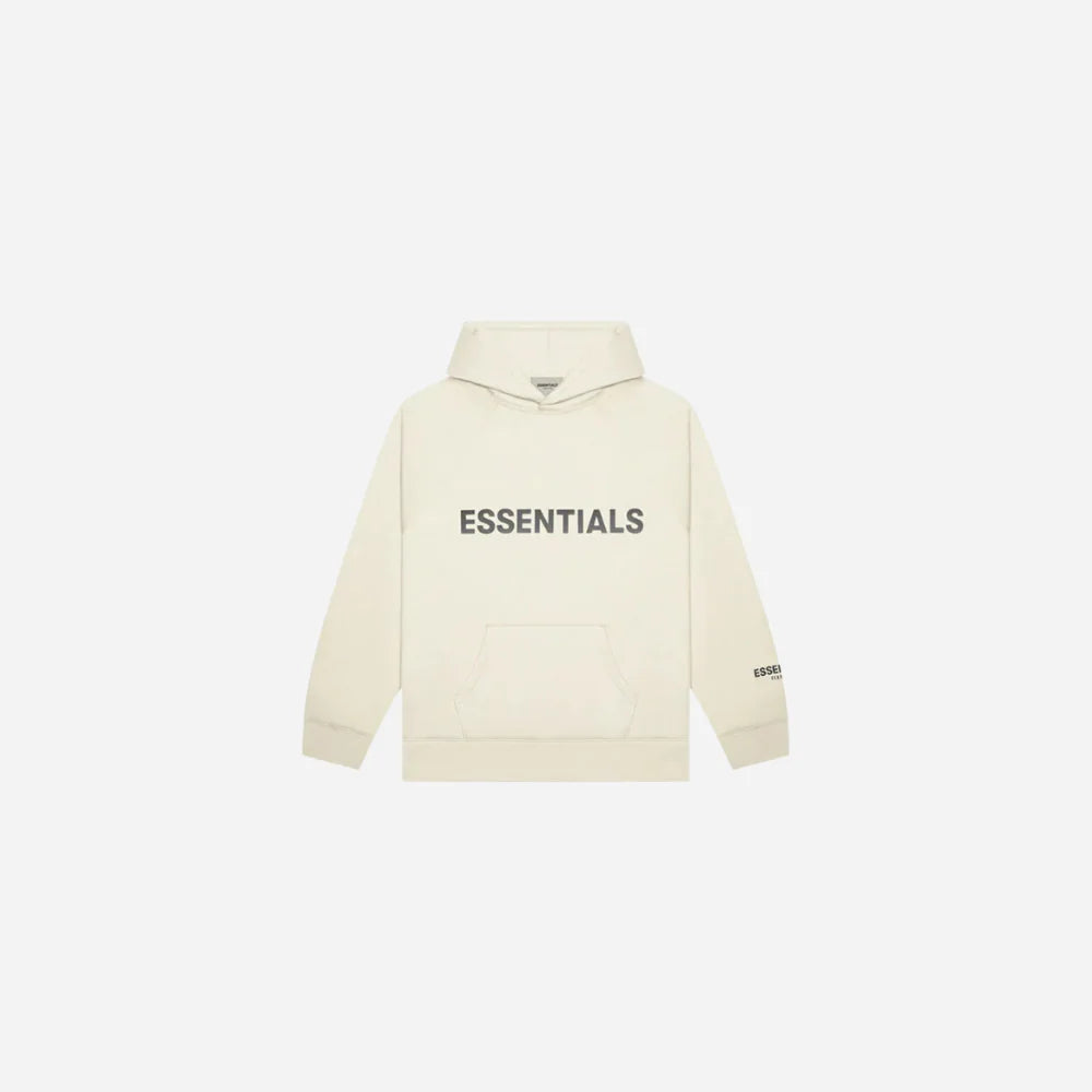 Fear Of God Essentials Hoodie Buttercream 3D Applique - Hypepieces
