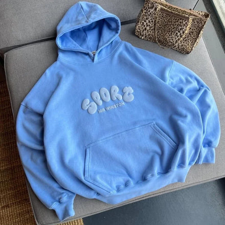 Mr Winston Blueberry Boyfriend Puff Hood