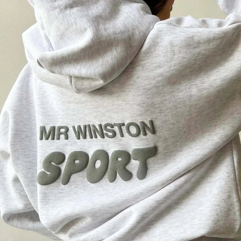 Mr Winston Marle Grey Puff Hood - Hypepieces