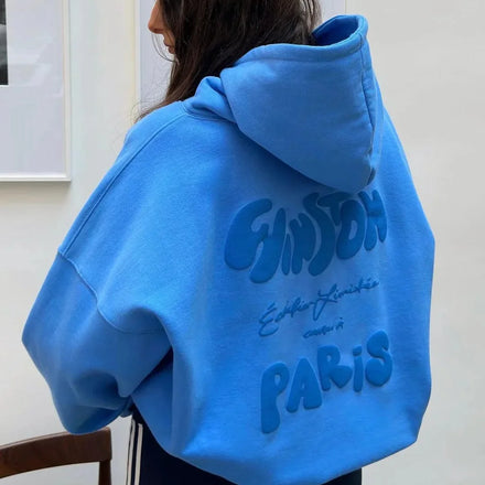 Mr Winston Paris Edition Bleu Puff Hood