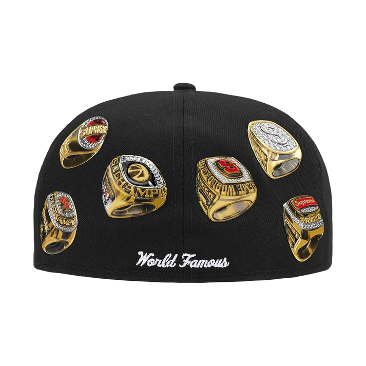 New Era 59FIFTY x Supreme Rings Box Logo 'Black'