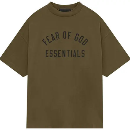 Fear of God Essentials Jersey Crewneck Tee 'Olive'