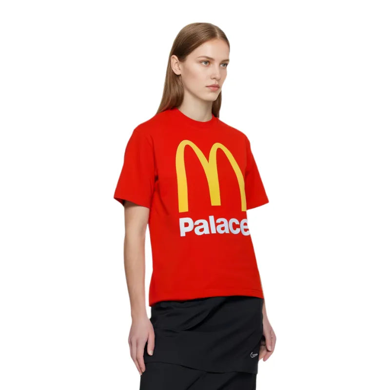 Palace x McDonalds Logo Tee Red - Hypepieces