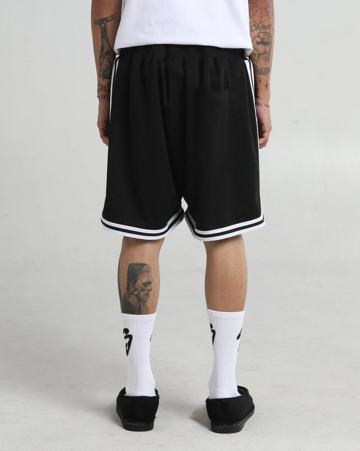 Shaka Wear Retro Basetball Shorts 'Black'
