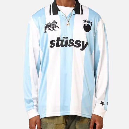 Stussy Football Baby Blue Longsleeve