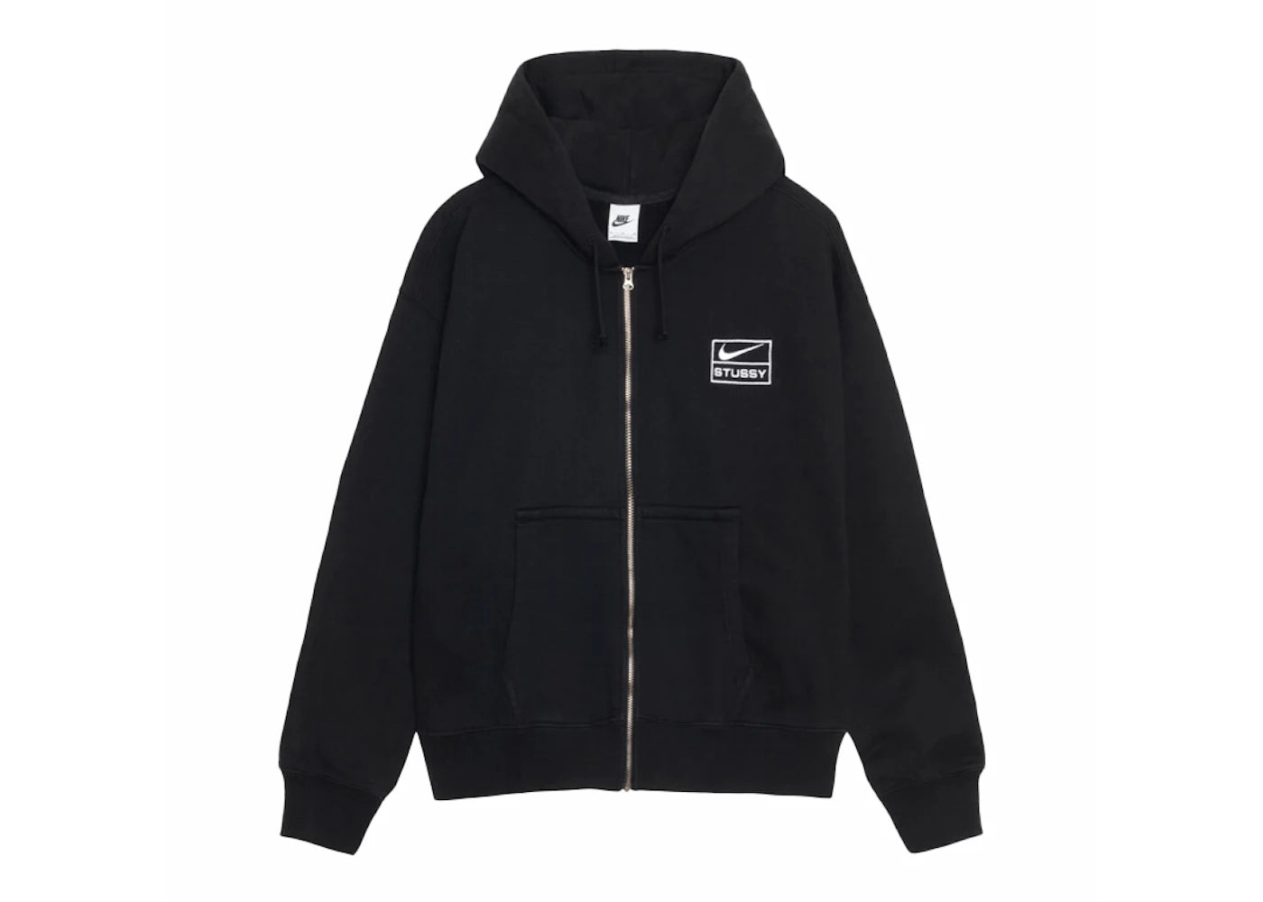Stussy Nike Hoodie Washed Black - Hypepieces