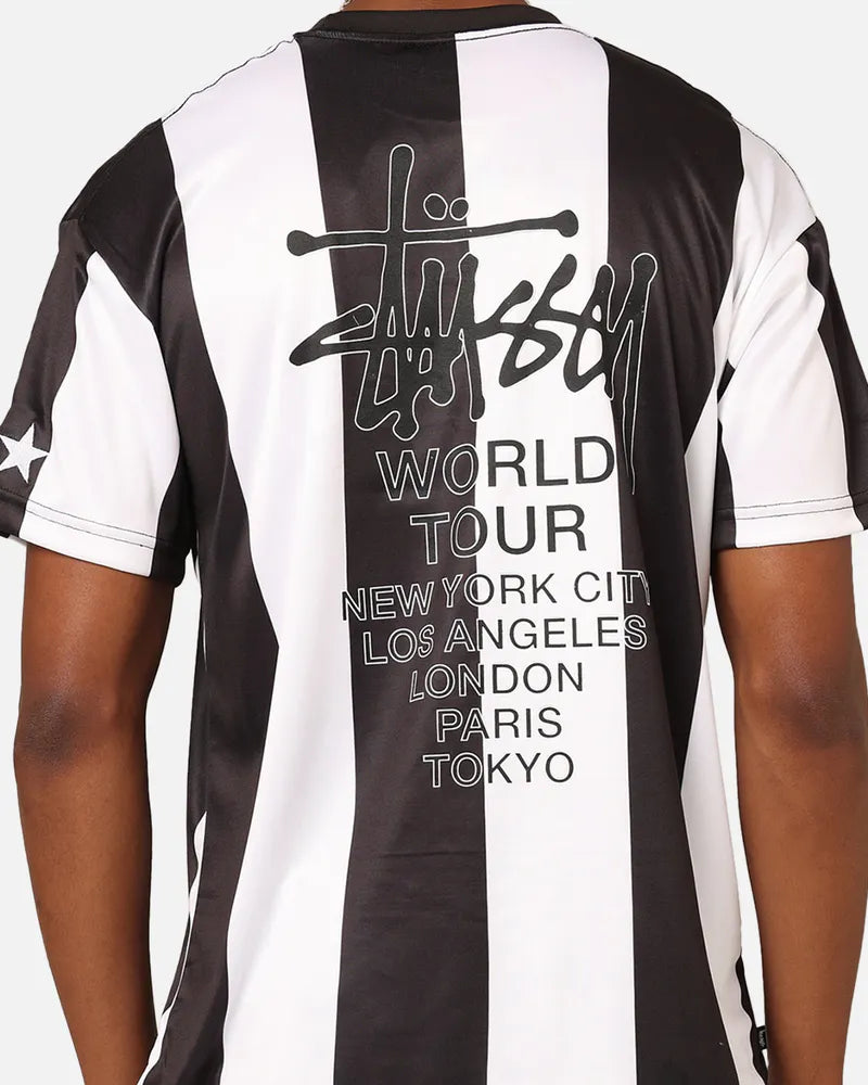 Stussy Football Jersey Black - Hypepieces