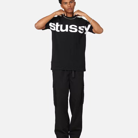 Stussy Big Logo Tee Black