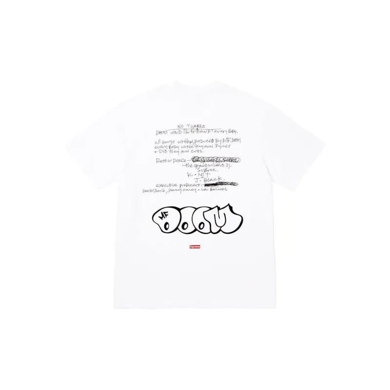 Supreme White MF Doom Tee
