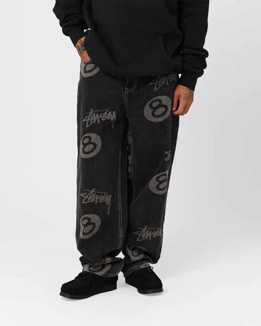 Stussy 8 Ball Jeans 'Black" - Hypepieces