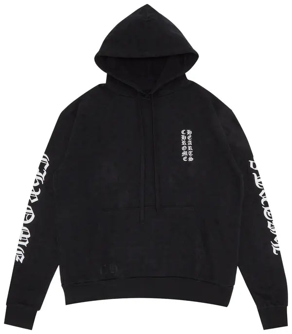 Chrome Hearts Plus Cross Allover Print Horseshoe Logo Hoodie 'Black'