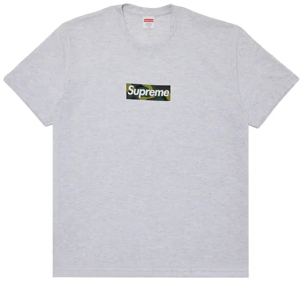 Supreme Camo Box Logo Tee 'Ash Grey'