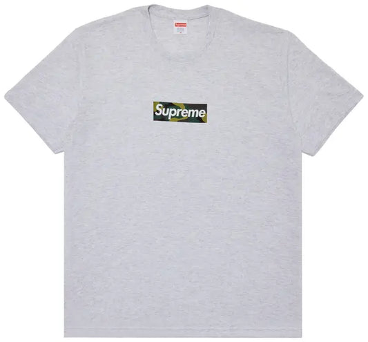 Supreme Camo Box Logo Tee 'Ash Grey'