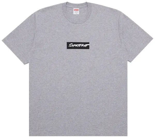 Supreme Futura Box Logo Tee 'Heather Grey' - Hypepieces