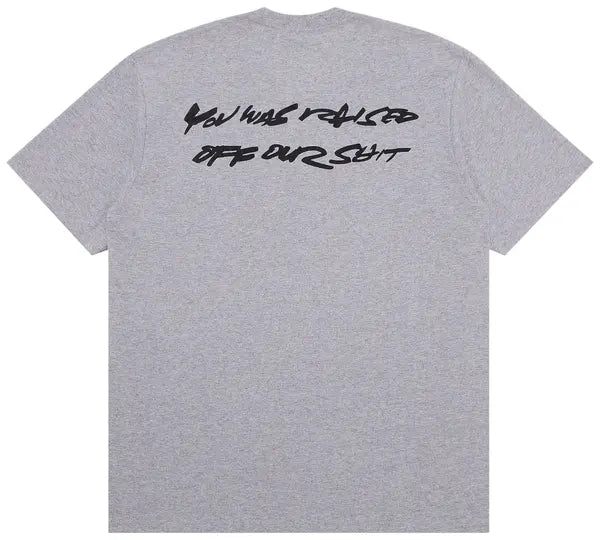 Supreme Futura Box Logo Tee 'Heather Grey' - Hypepieces