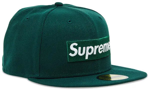 Supreme 7 3/4 Sharpie Box Logo New Era 'Dark Green'