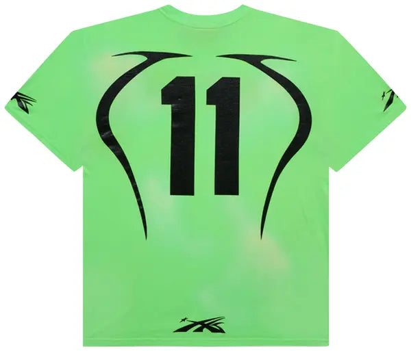 Hellstar Warm Up T-Shirt 'Neon Green' - Hypepieces