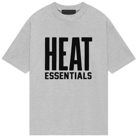 Fear of God Essentials x NBA Heat Tee 'Light Heather'