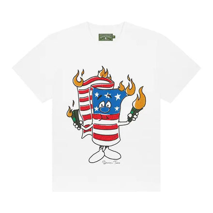 Denim Tears Fireworks Tee 'White'