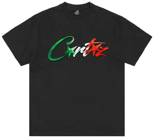 Corteiz Allstarz Italia Tee 'Black' - Hypepieces