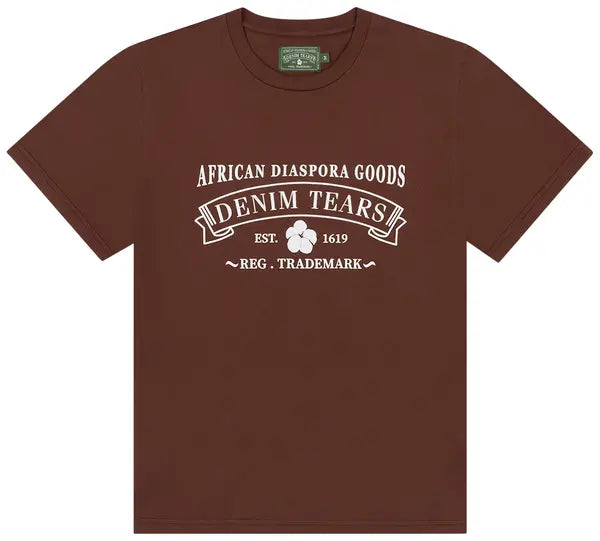 Denim Tears ADG Tee 'Brown'