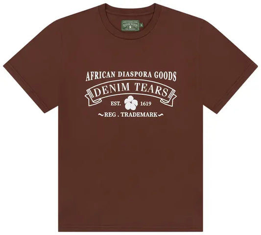 Denim Tears ADG Tee 'Brown'