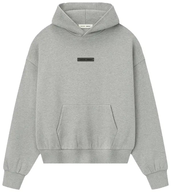 Fear of God Essentials Classic Hoodie 'Concrete Heather' - Hypepieces