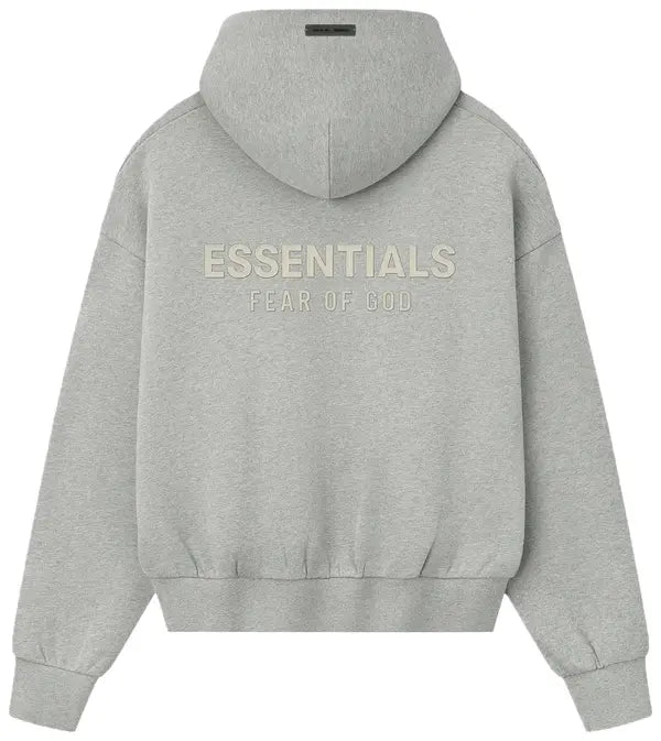 Fear of God Essentials Classic Hoodie 'Concrete Heather' - Hypepieces