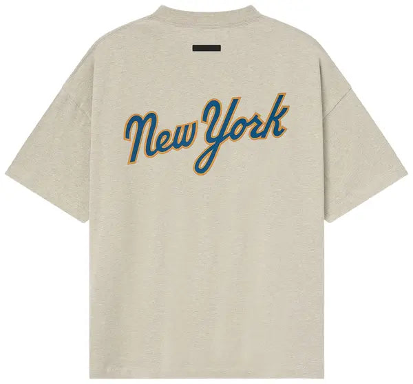 Fear of God Essentials Mets 90s Tee 'Heather Stone' - Hypepieces