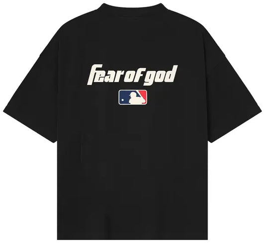 Fear of God Essentials MLB 90s Tee 'Vintage Black' - Hypepieces