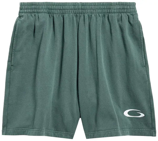 Balenciaga Basketball Sweat Shorts 'Dark Green'