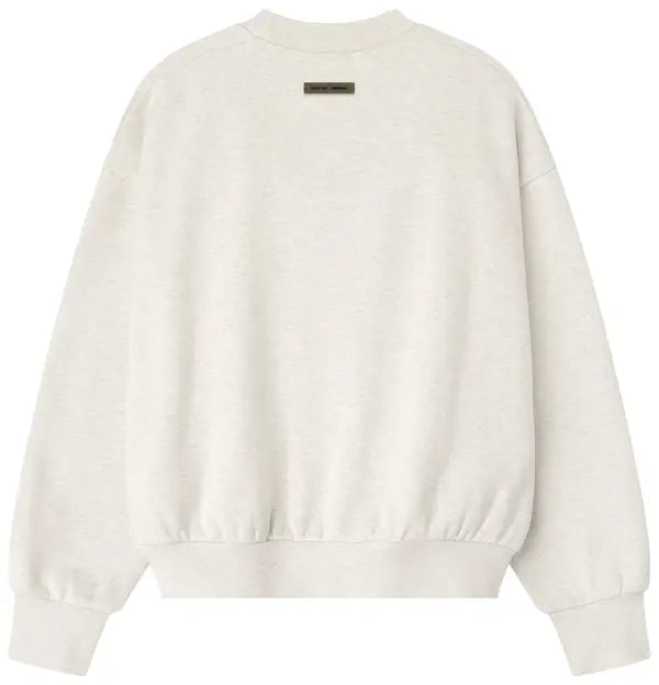 Fear of God Essentials Embossed Classic Crewneck Sweatshirt 'Oatmeal Heather'