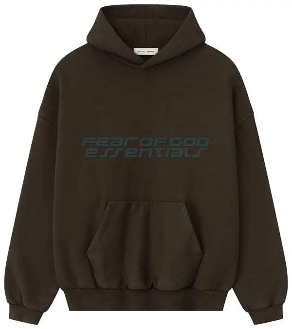 Fear of God Essentials Heavy Fleece 90s Hoodie 'Brown' - Hypepieces
